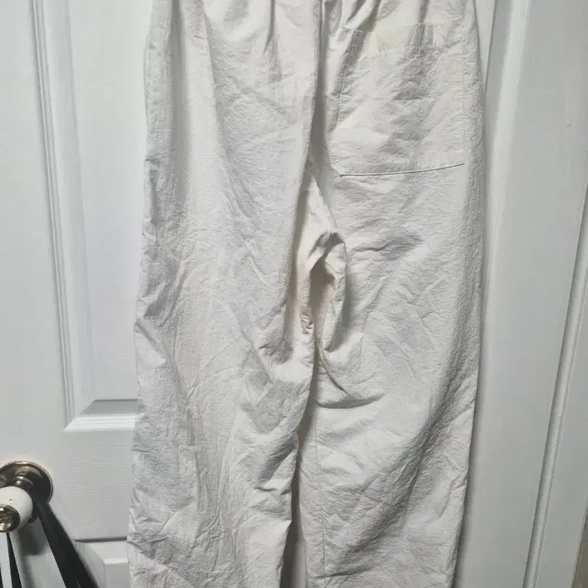 [BUNJANG] White Side Zipper Jogger Pants / 화이트 사이드 지퍼 조거팬츠