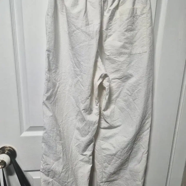 [BUNJANG] White Side Zipper Jogger Pants / 화이트 사이드 지퍼 조거팬츠