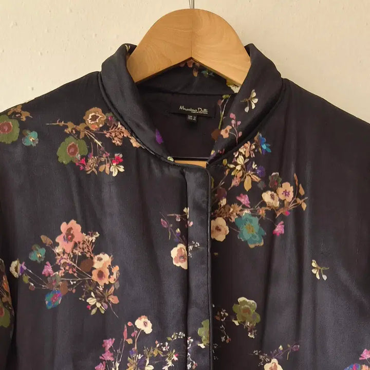 [BUNJANG] Massimo Dutti Floral Blouson Jacket / 마시모뚜띠 여성 플라워블루종점퍼 M사이즈