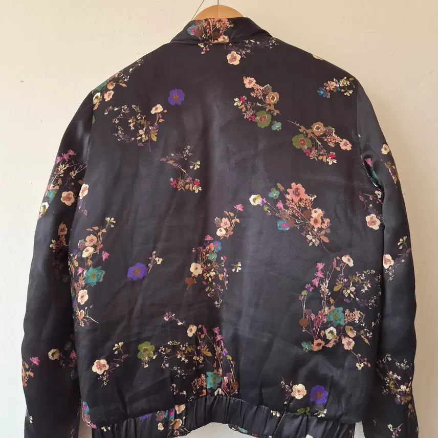 [BUNJANG] Massimo Dutti Floral Blouson Jacket / 마시모뚜띠 여성 플라워블루종점퍼 M사이즈