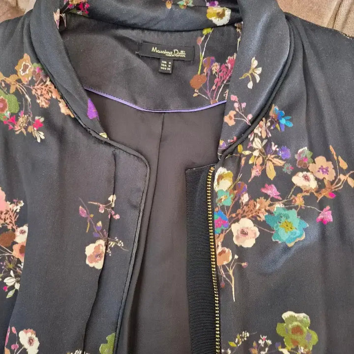 [BUNJANG] Massimo Dutti Floral Blouson Jacket / 마시모뚜띠 여성 플라워블루종점퍼 M사이즈