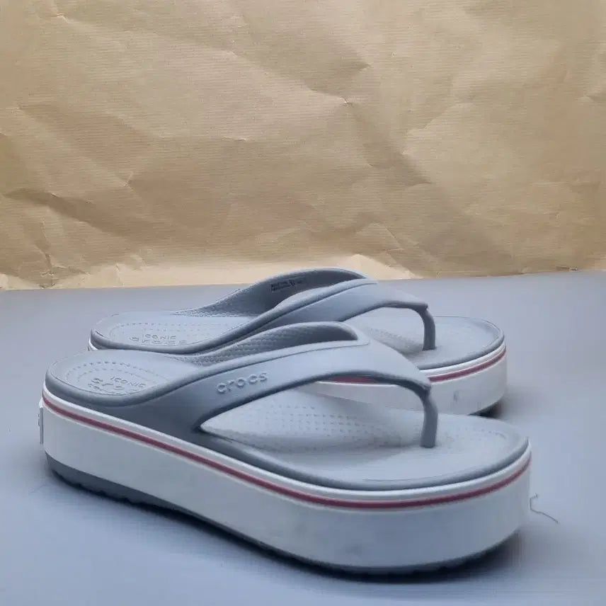 [BUNJANG] Crocs Cropband Platform Women&