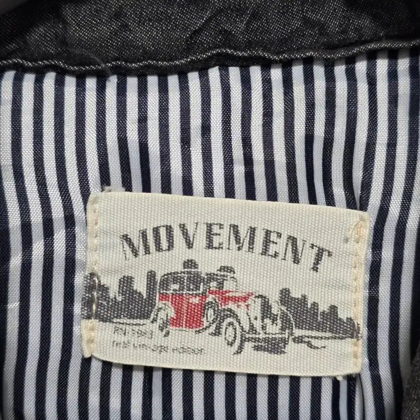 [BUNJANG] Movement Ivory Denim Vest / 무브먼트 아이보리 데님 배색 조끼 누빔 베스트 남 95-100. 0311
