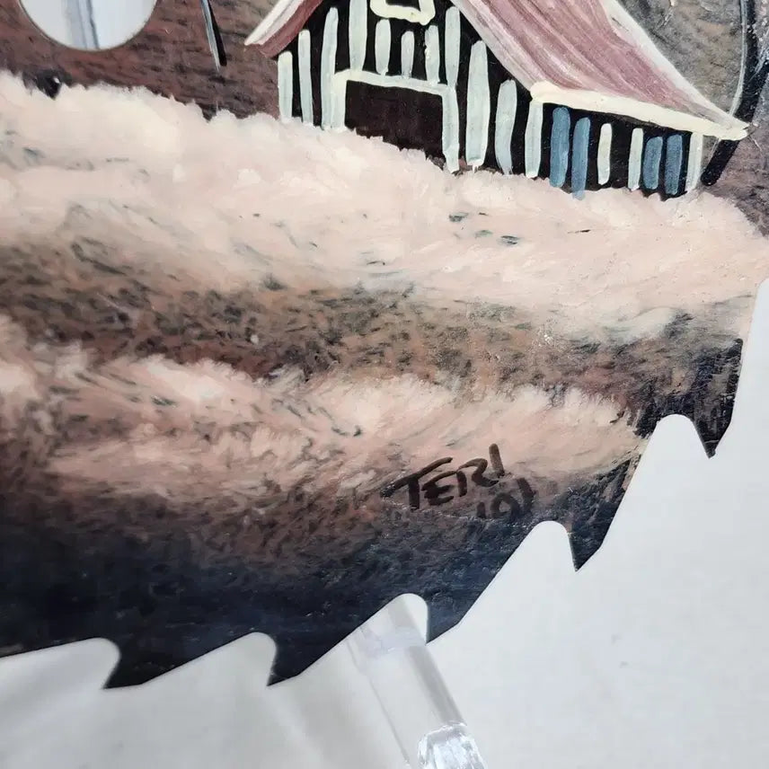 [SOLD OUT] 미국서온 핸드메이드 철판 작품 지름17.7cm