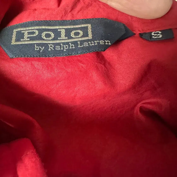 [BUNJANG] Polo 90s Red Nylon Windbreaker / 폴로 90s 레드나일론바람막이 S