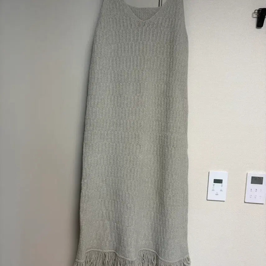 [BUNJANG] Gray Knit Long Dress (Maternity Wear) / 여성 따뜻한 니트 롱원피스(임부복가능)