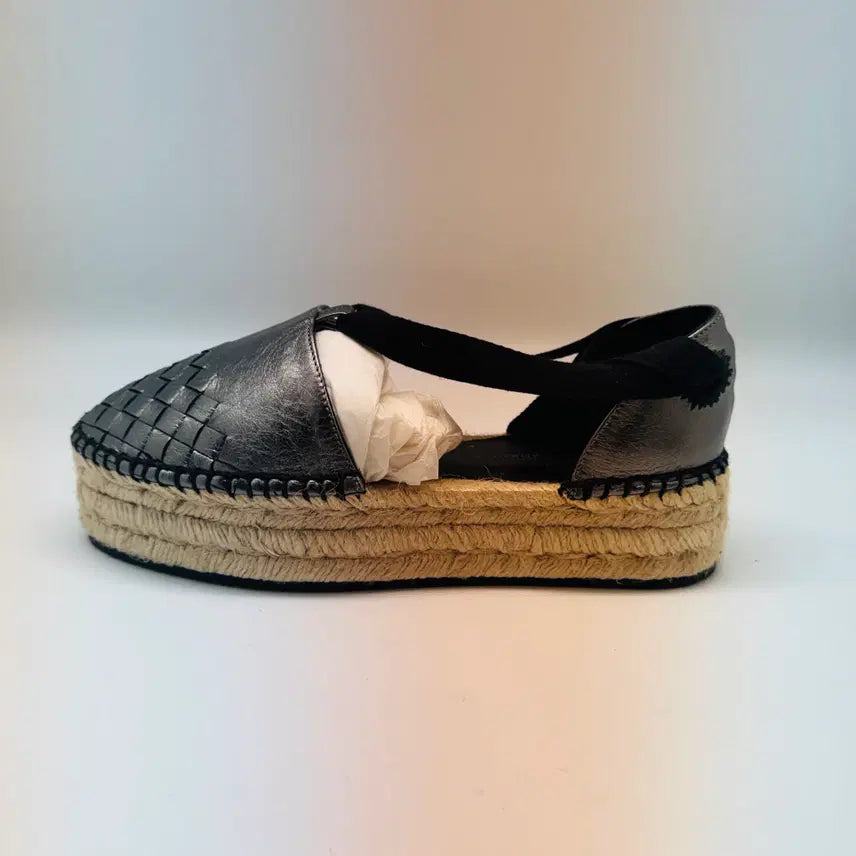 [BUNJANG] Bottega Veneta Furrow Metal Sandals Black / 보테가베네타 Furrow 메탈 샌들 블랙 35 새제품
