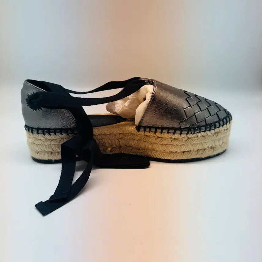 [BUNJANG] Bottega Veneta Furrow Metal Sandals Black / 보테가베네타 Furrow 메탈 샌들 블랙 35 새제품