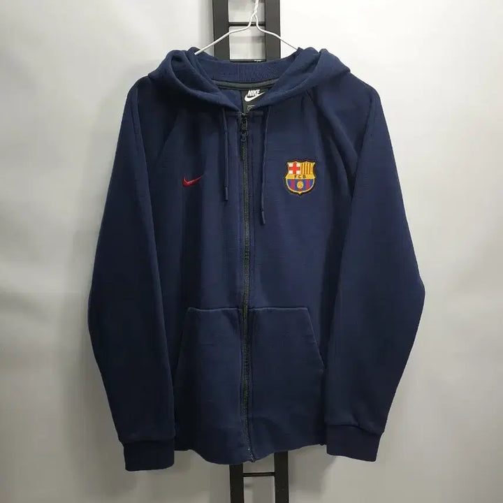 [BUNJANG] Nike FC Barcelona Hoodie Navy S / 나이키 바르셀로나 후드 집업 네이비 s