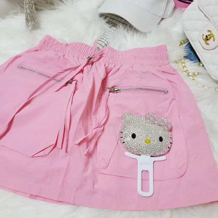 [BUNJANG] Pink Mini Skirt / 수입 핑크 스커트