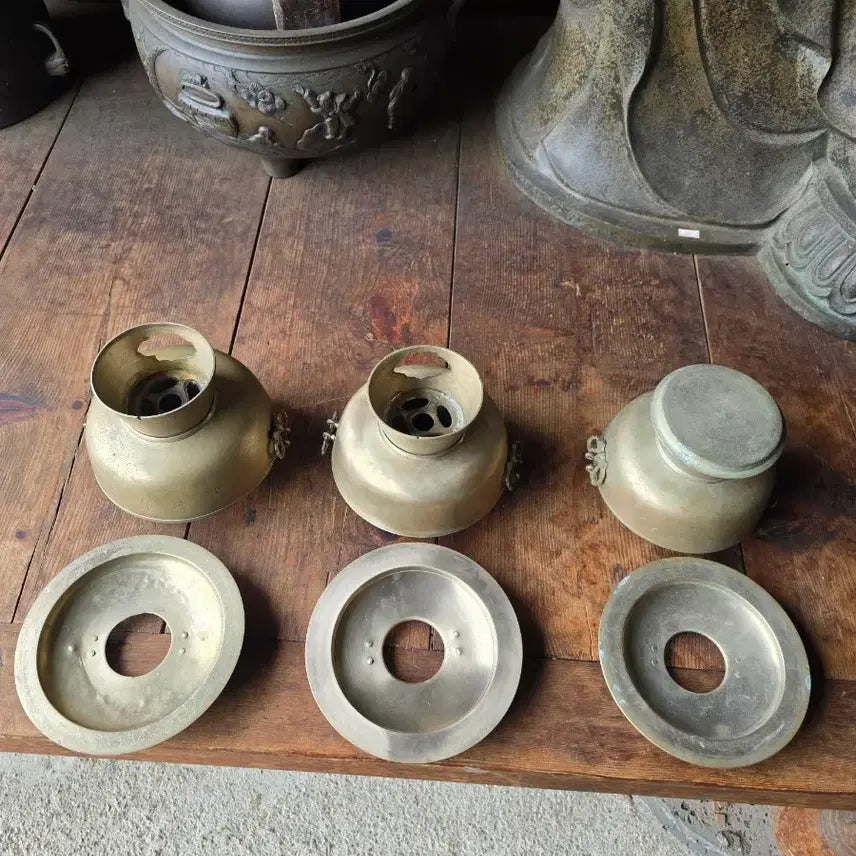 [BUNJANG] Antique Korean Shinseonro Set / 옛날 신선로 3개