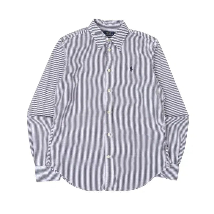 [BUNJANG] Polo Ralph Lauren Blue Striped Classic Fit Shirt / 폴로 랄프로렌 블루 스트라이프 클래식핏 셔츠