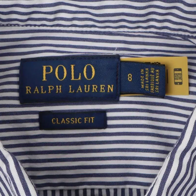 [BUNJANG] Polo Ralph Lauren Blue Striped Classic Fit Shirt / 폴로 랄프로렌 블루 스트라이프 클래식핏 셔츠