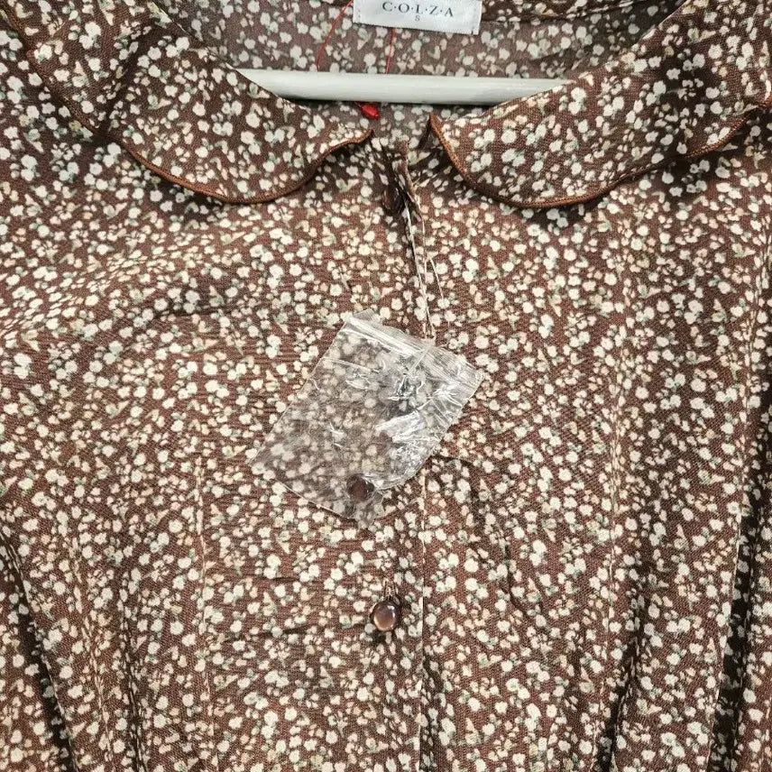 [BUNJANG] Floral Print Chiffon Dress (Size 55) / [새상품]잔꽃무늬 쉬폰 원피스(55)