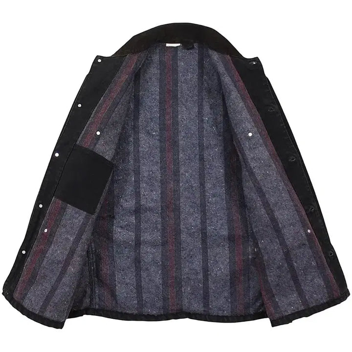 [BUNJANG] Carhartt CB105 Chore Coat Black Vintage Jacket / 1990s USA 칼하트 CB105 블랙 초어 코트 자켓 빈티지 미국제