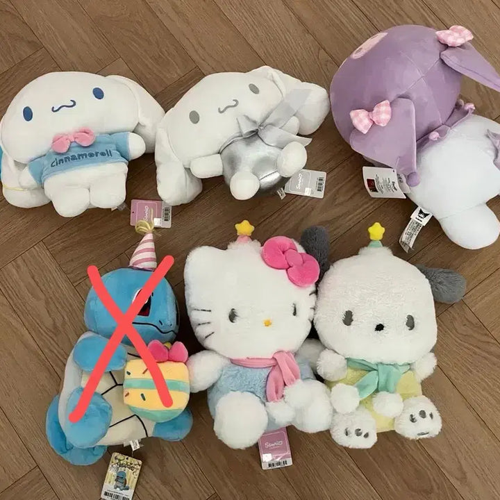 [BUNJANG] Sanrio Pokemon Collaboration Bundle Set / 산리오 포켓몬 중형인형 일괄