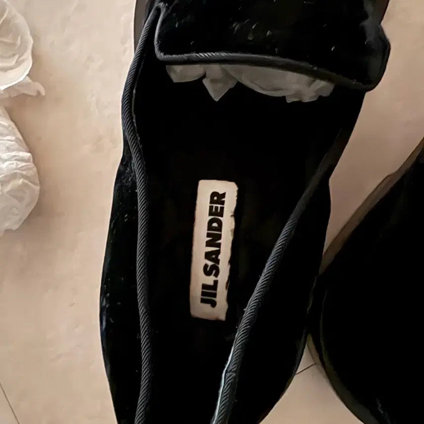 [BUNJANG] Jil Sander Velvet Slip-on Loafers / 41) 질샌더 벨벳 슬립온 로퍼