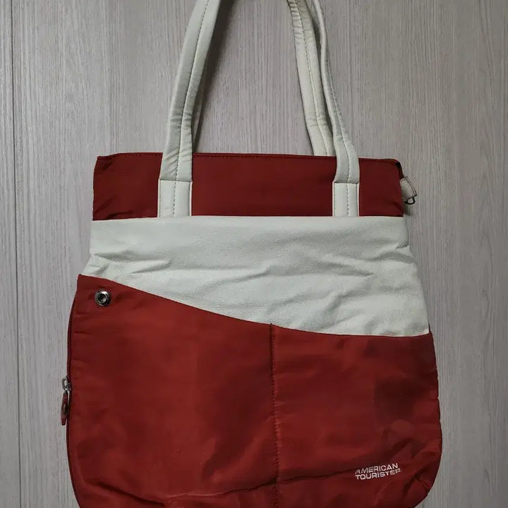 [BUNJANG] American Tourister Red Tote Bag / American Tourister 레드 토트백