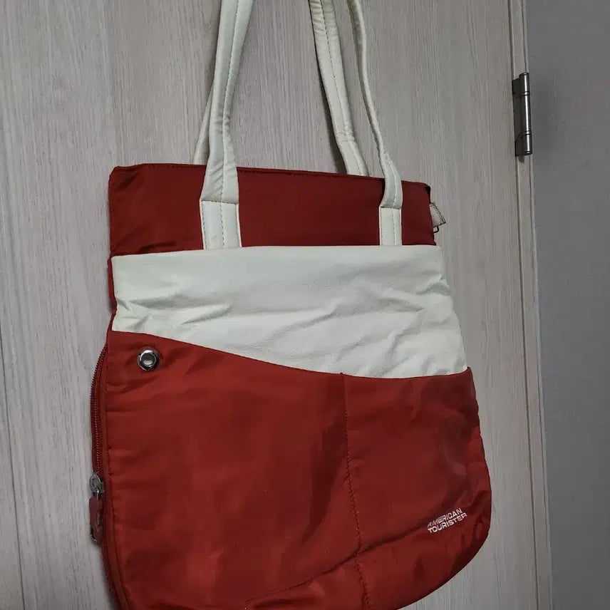[BUNJANG] American Tourister Red Tote Bag / American Tourister 레드 토트백