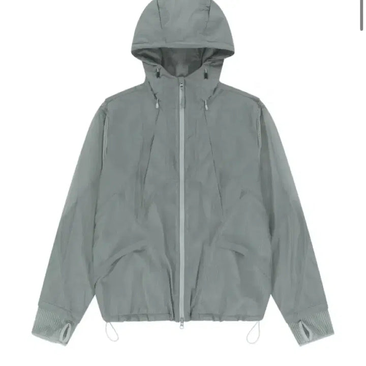 [BUNJANG] Sansan Gear Emulsive Windbreaker Jacket (Gray, Size 2) / 산산기어 바람막이 EMULSIVE 자켓 그레이 2사이즈