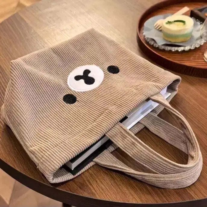 [BUNJANG] Rilakkuma Corduroy Bag / 리락쿠마 골덴 가방