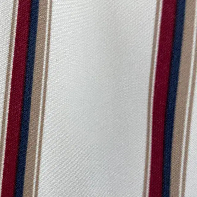 [BUNJANG] I GOT C Ivory Stripe V-neck Blouse / I GOT C 아이갓씨 아이보리 스트라이프 브이넥 블라우스