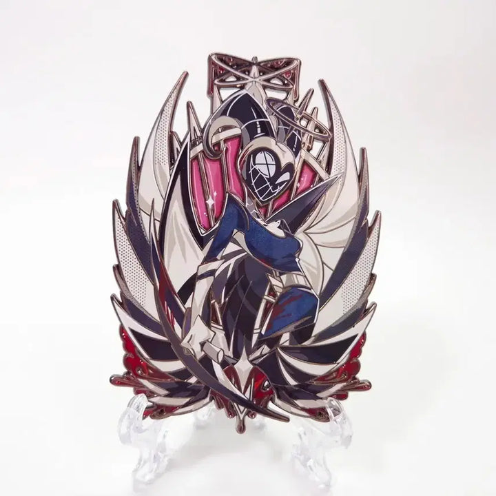 [BUNJANG] Hazbin Hotel Lyre Metal Badge / 해즈빈호텔 류트 금속뱃지