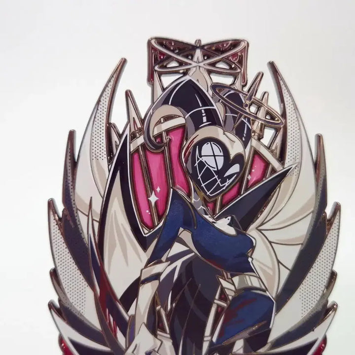 [BUNJANG] Hazbin Hotel Lyre Metal Badge / 해즈빈호텔 류트 금속뱃지