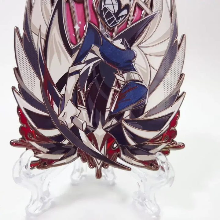 [BUNJANG] Hazbin Hotel Lyre Metal Badge / 해즈빈호텔 류트 금속뱃지