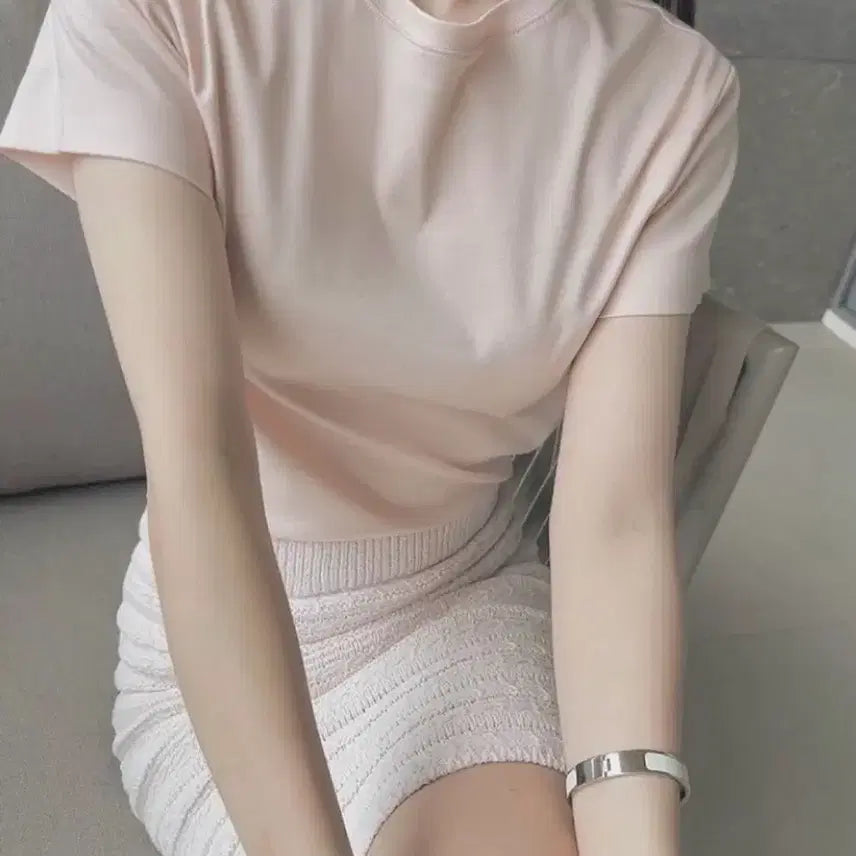 [BUNJANG] Find H White Knit Skirt / 파인드에이치 find h 화이트 니트스커트