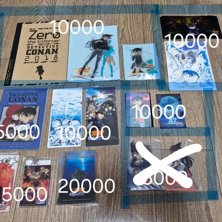 [BUNJANG] Detective Conan Movie Goods / 코난 극장판 특전 팝업 카페 굿즈