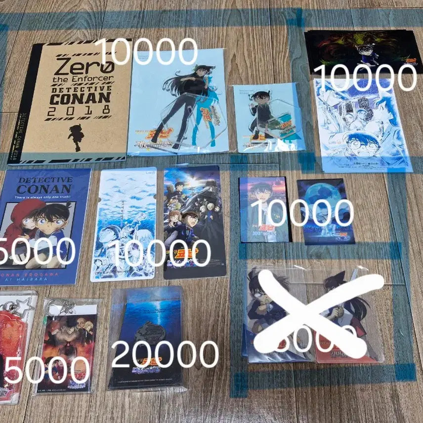[BUNJANG] Detective Conan Movie Goods / 코난 극장판 특전 팝업 카페 굿즈