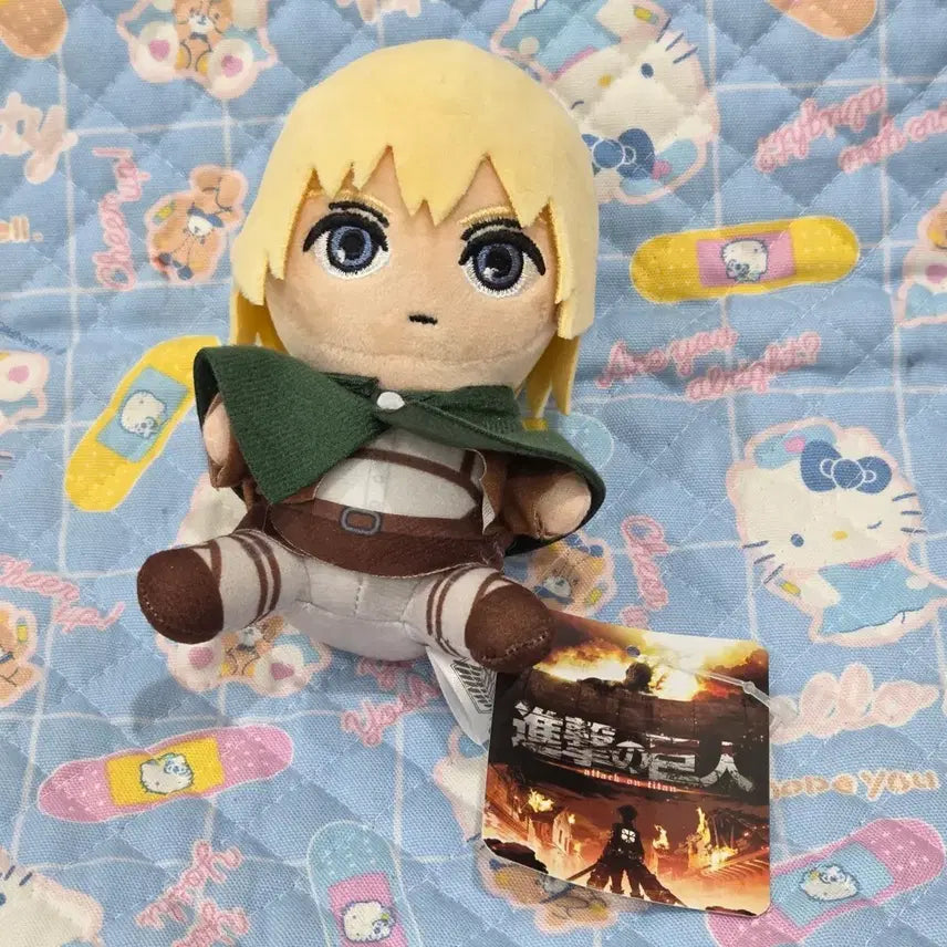 [BUNJANG] Attack on Titan Armin Osawari Plush / 진격의 거인 아르민 인형 오스와리