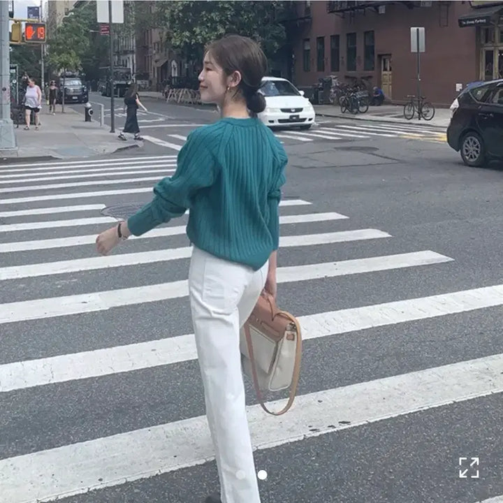 [SOLD OUT] 가내스라 솔트 코튼 팬츠 화이트 팬츠 퍼빗 슬로우앤드 오디네르