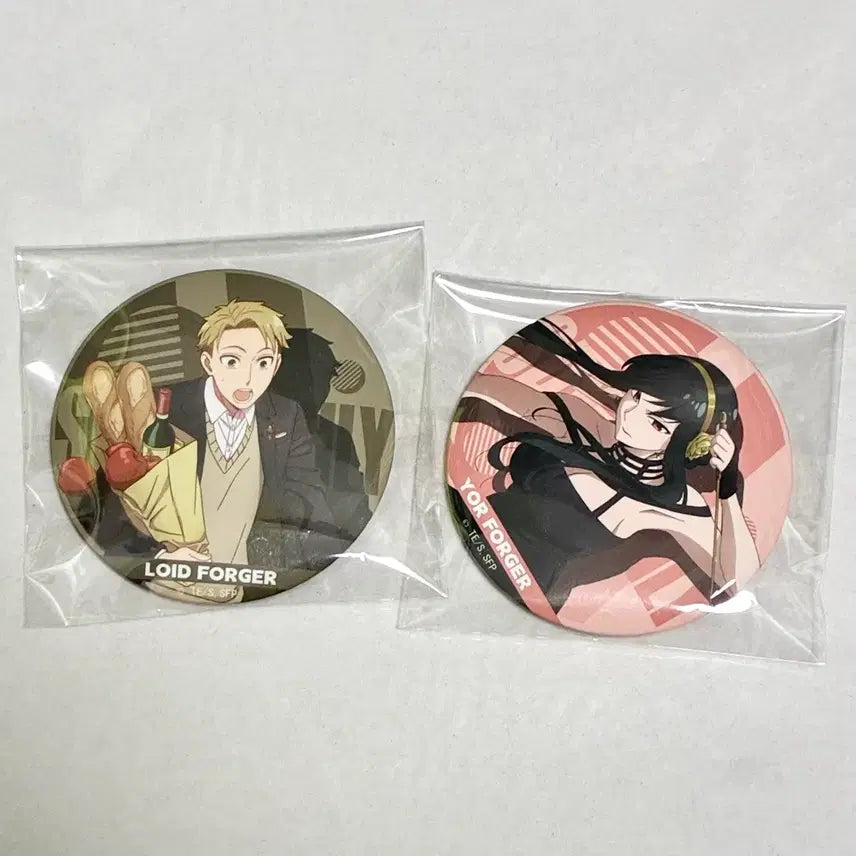 [BUNJANG] Spy x Family Yor &amp; Loid Series 1 Bundle Set Badges / 스파이패밀리 랜덤 메탈 뱃지 시리즈1(요르, 로이드)