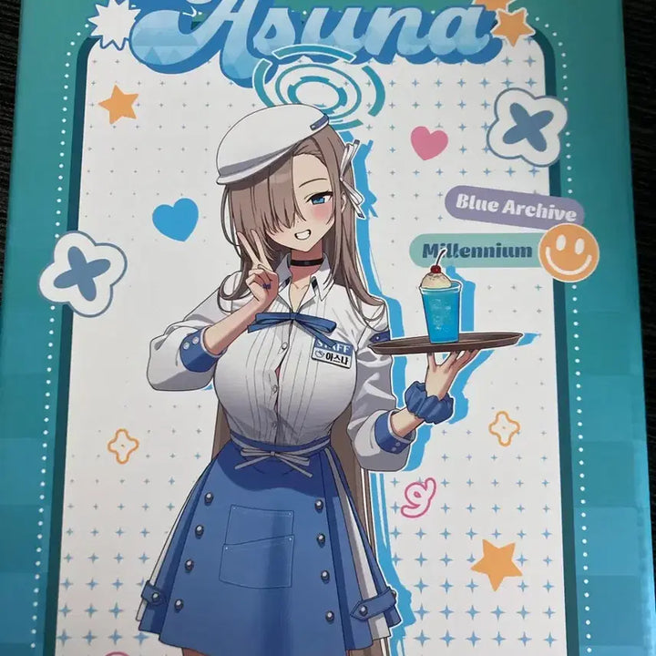 [BUNJANG] Blue Archive Asuna Part-Time Starter Kit / 블루아카이브 카페 메모리얼 아스나 아르바이트 스타터 키트(명찰 제외)