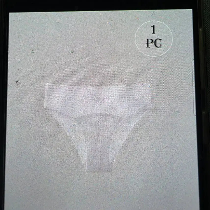 [BUNJANG] White Mesh Triangle Panties / 여성 화이트 망사 삼각팬티