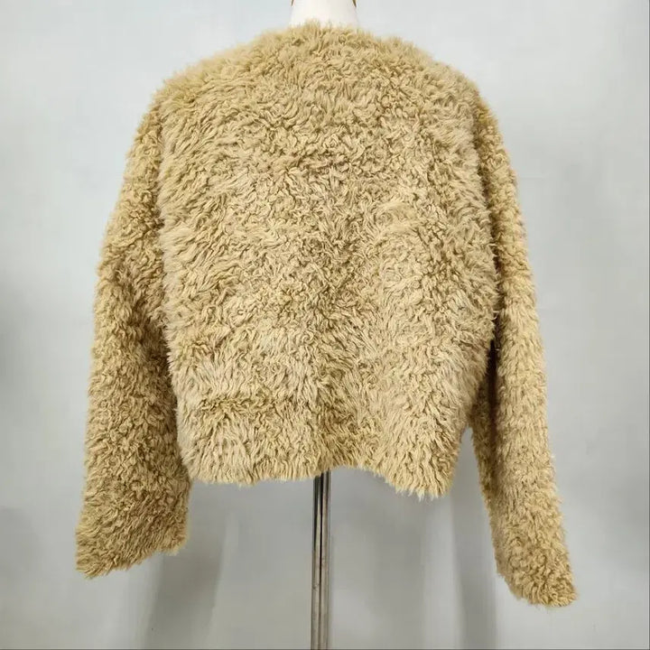[BUNJANG] J.ELLIS Dumble Suede Mouton Short Jacket / J.ELLIS 덤블 스웨이드 무스탕 숏자켓 66~77