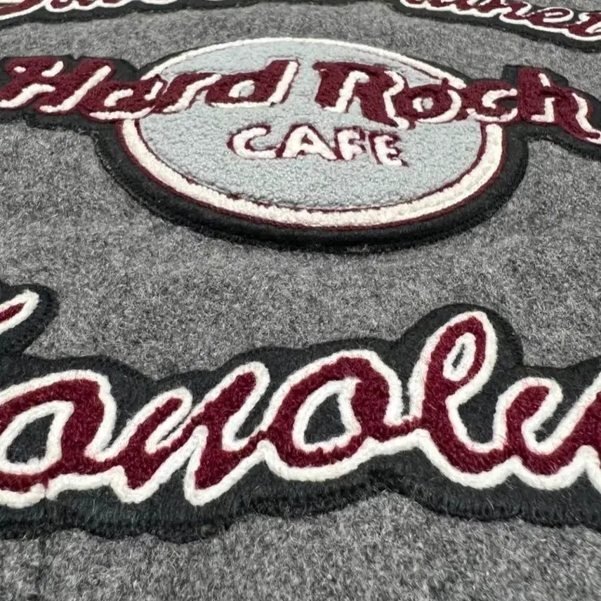 [BUNJANG] Hard Rock Cafe Honolulu Varsity Jacket / 하드락 카페 호놀룰루 스타디움  바시티 자켓