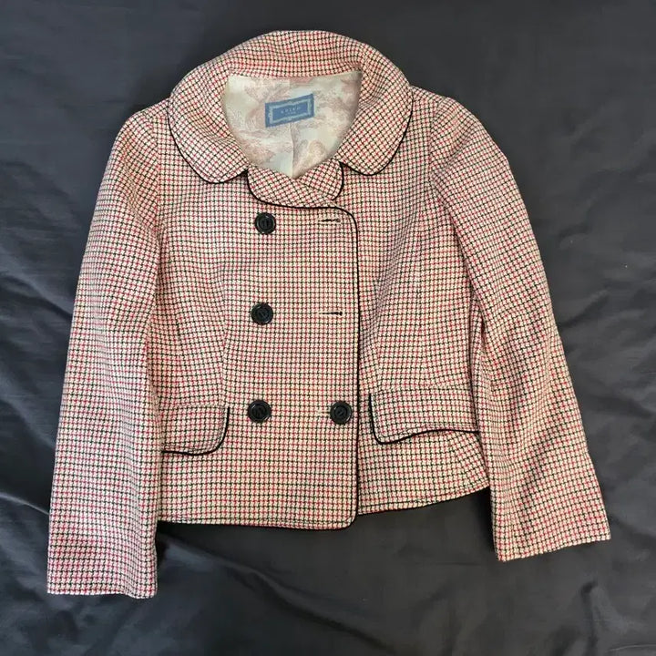 [BUNJANG] K.L.T.N Check Tweed Jacket / 여성 K.L.T.N 체크 트위드 자켓 55사이즈