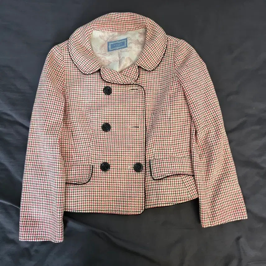 [BUNJANG] K.L.T.N Check Tweed Jacket / 여성 K.L.T.N 체크 트위드 자켓 55사이즈