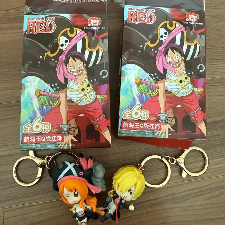 [BUNJANG] One Piece Film Red Sanji Nami Keyring Bundle / 원피스 필름레드 상디 나미 키링 일괄