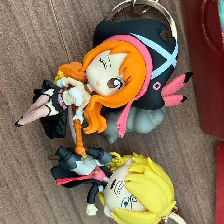 [BUNJANG] One Piece Film Red Sanji Nami Keyring Bundle / 원피스 필름레드 상디 나미 키링 일괄