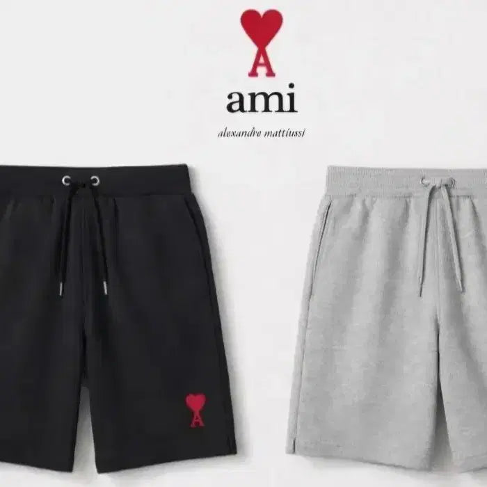 [BUNJANG] Ami Small Heart Logo Shorts / 아미 스몰 하트 로고 반바지