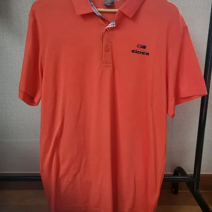 [BUNJANG] Eider Orange Short Sleeve Polo Shirt / 아이더 오렌지색 반팔 폴로티2xl