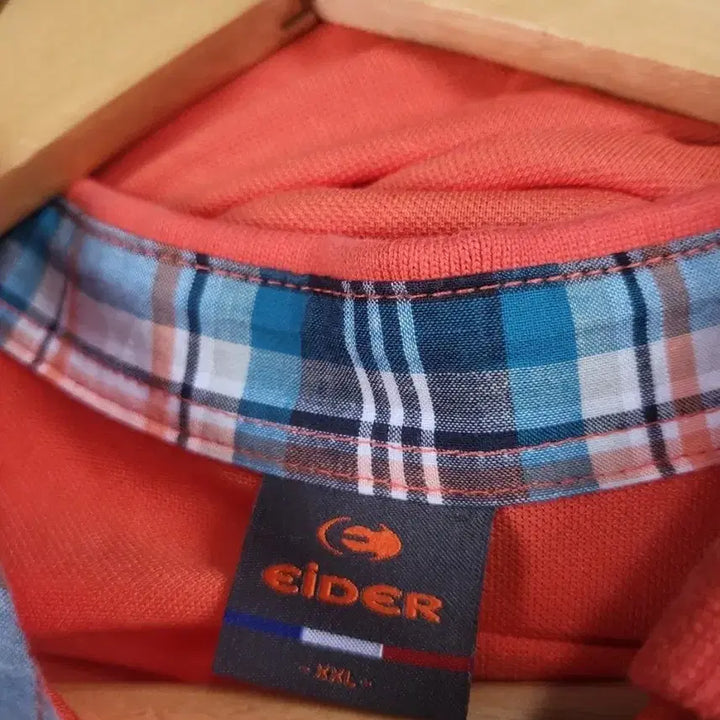 [BUNJANG] Eider Orange Short Sleeve Polo Shirt / 아이더 오렌지색 반팔 폴로티2xl