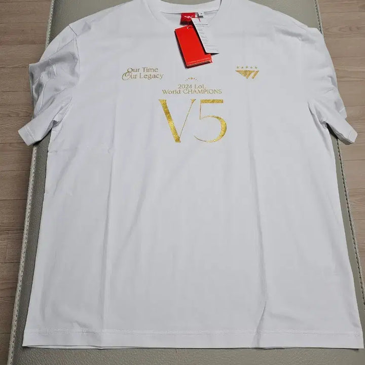 [SOLD OUT] 티원 24 월즈 우승기념 5성 티셔츠