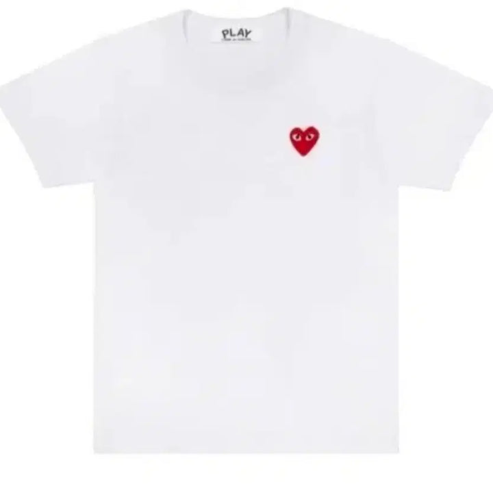 [BUNJANG] Comme des Garcons Heart Short Sleeve T-shirt / 꼼데가르송 하트 반팔