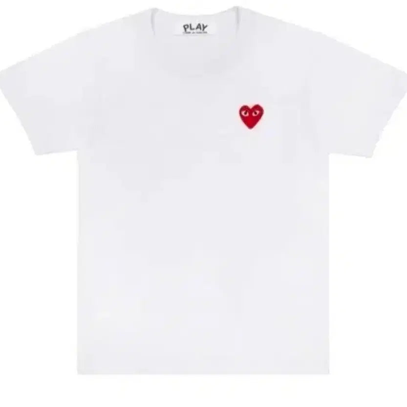 [BUNJANG] Comme des Garcons Heart Short Sleeve T-shirt / 꼼데가르송 하트 반팔