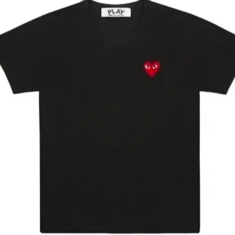 [BUNJANG] Comme des Garcons Heart Short Sleeve T-shirt / 꼼데가르송 하트 반팔